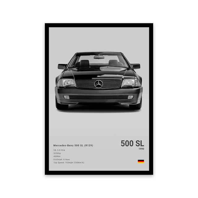 Car Wall Art Canvas